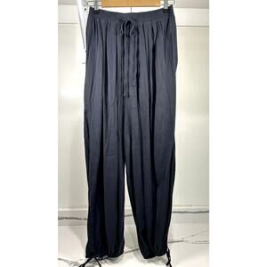 Promesa Women's Loose Fit Jogger Pants Black Size‎ Medium Pull On Waist
